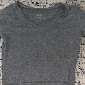 Wild Fable Gray V-Neck Women's Top